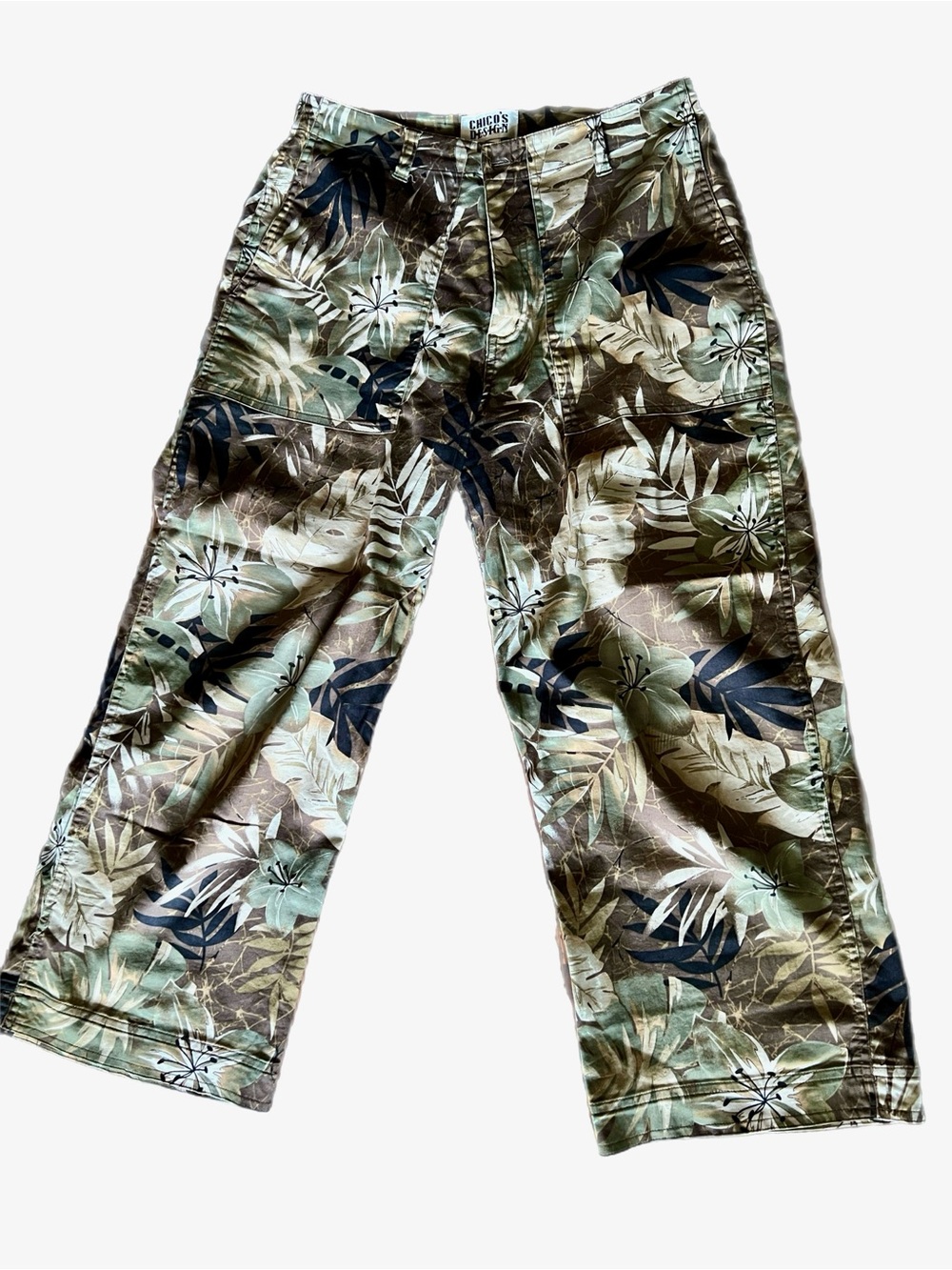 Chico’s Tropical Cropped Pants - Tag Size 0 / 6 / S